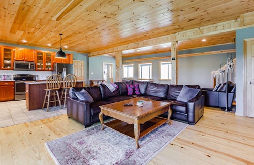 Hawley Casa | Cozy home on17acres, overlooking large private pond w/ heated pool, and hot tub.