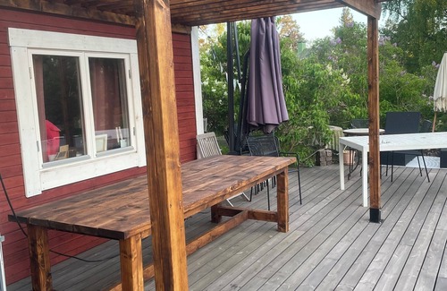 Kummelnas Casa | Cozy house from 1920, sea view and swimspa pool, pets allowed