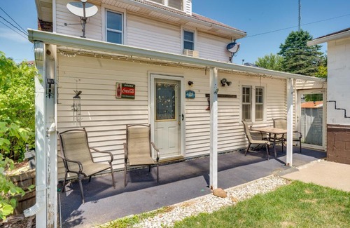 Dyersville Casa | Cozy Iowa Getaway with Patio and Fenced-In Yard!
