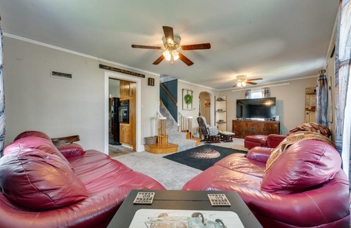 Dyersville Casa | Cozy Iowa Getaway with Patio and Fenced-In Yard!