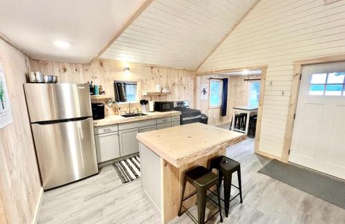 Burnham Casa | Cozy Lakefront Cabin with Porch, Firepit, Kayaks & Sandy Beach Access in Burnham, Maine