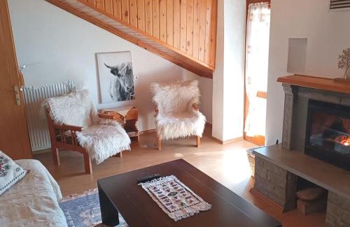 Metsovo Apartamento | Cozy Loft with Fireplace & View
