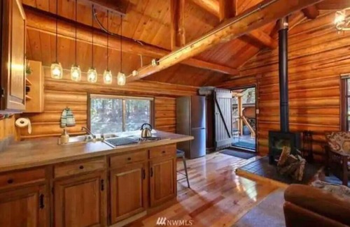 Mazama Cabina | Cozy Mazama cabin nestled in the woods in the North Cascade Pet Friendly!