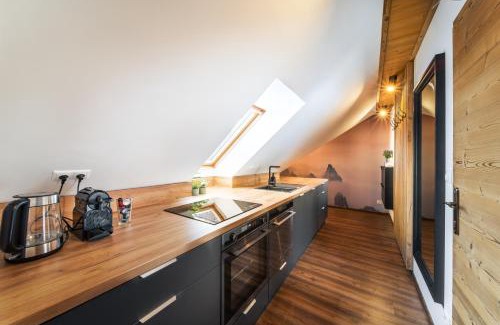 Velka Lomnica Apartamento | Cozy mountain attic apartment in High Tatras