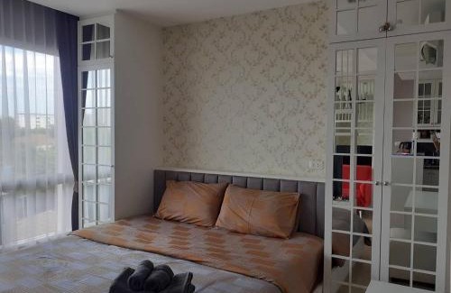 Saen Suk Apartamento | Cozy near beach 200m with toproof pool at Patio Bangsaen
