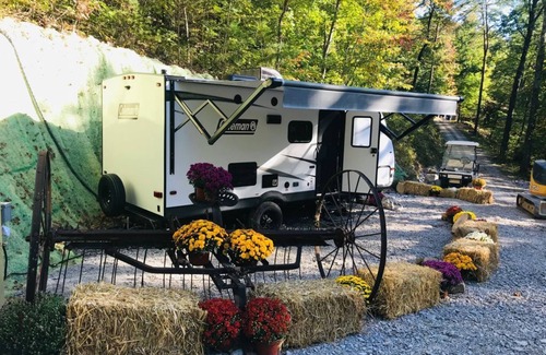 Newport Casa | Cozy relaxing Camper in the Woods, Pet friendly,hiking