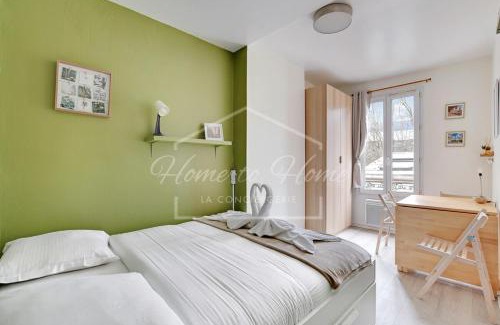 Pantin Apartamento | Cozy & Relaxing Stay with Green Bedroom in Pantin