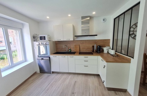 Raon-l'Etape Cabaña | Casa espaciosa con vistas al río, 3 habitaciones, cocina equipada y actividades cercanas