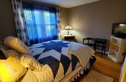 Litchfield Casa | Cozy room inside a country cottage style home, with a shared bathroom