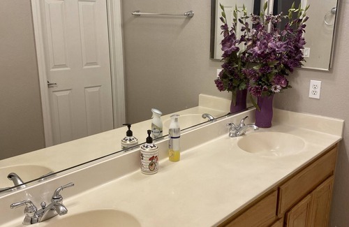 Spring Valley Casa | Cozy room with private bathroom and pool