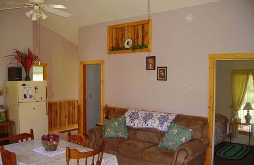 Penn Yan Cabina | Acogedora cabaña rústica con hermosas vistas, privacidad y 1 milla del lago Keuka