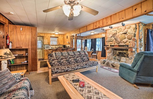 Houghton Lake Cabaña | Cozy & Rustic Cottage with Houghton Lake Access!