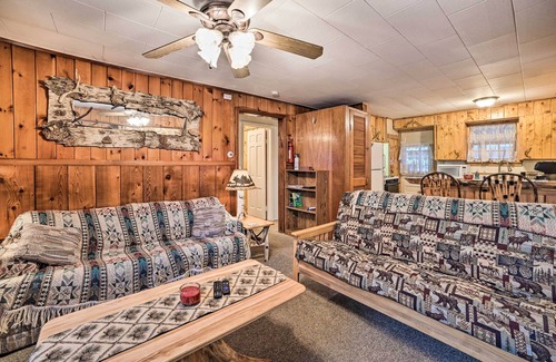 Houghton Lake Cabaña | Cozy & Rustic Cottage with Houghton Lake Access!