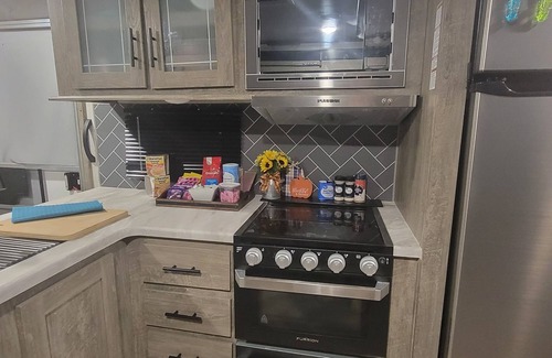 Muskogee County Casa | Cozy RV with AC and WiFi in serene Haskell