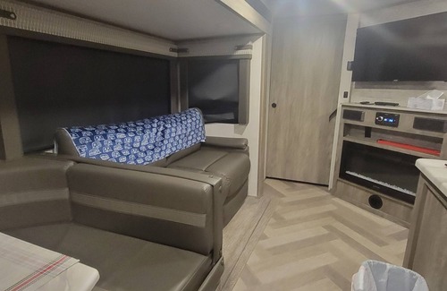 Muskogee County Casa | Cozy RV with AC and WiFi in serene Haskell