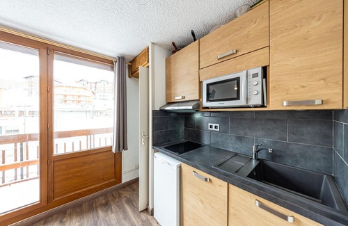 Montgellafrey Apartamento | Estudio acogedor en Saint François Longchamp para 4 personas, a pie de pistas y cerca de comercios