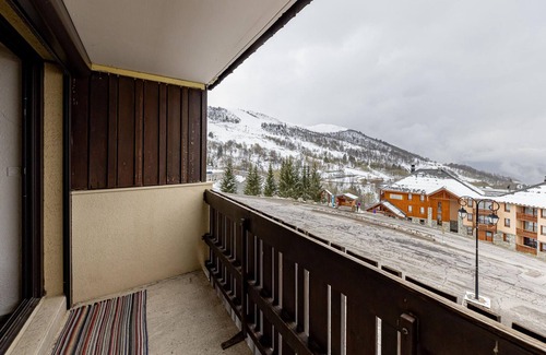 Saint-Francois-Longchamp Apartamento | Estudio acogedor 4 pers, 29m² a pie de pista