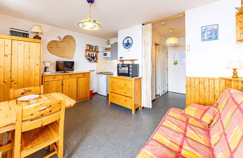 Montgellafrey Apartamento | Estudio acogedor 4 pers, balcón, al pie de las pistas