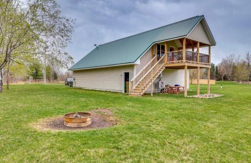 Swanton Apartamento | Cozy Solar-Powered Loft Walk to Lake Champlain!