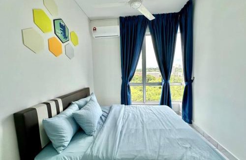 Bukit Serindit Apartamento | Cozy Stay near to Park & Melaka Town 6-8pax