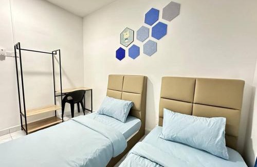 Bukit Serindit Apartamento | Cozy Stay near to Park & Melaka Town 6-8pax