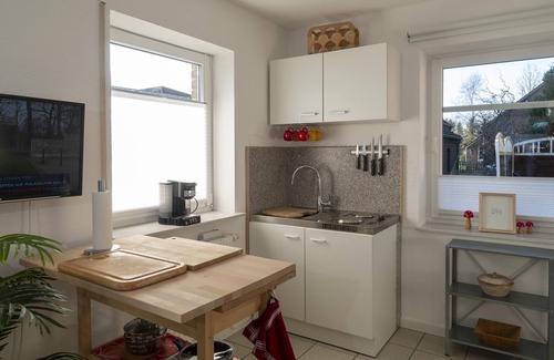 Brookmerland Apartamento | Cozy studio apartment "Kleine Auszeit" 🐕‍🦺 friendly + terrace + garden, various extras