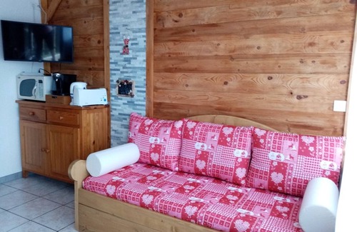 Cohennoz Apartamento | Estudio acogedor para 4 personas, terraza, parking, a 300m de las pistas y comercios