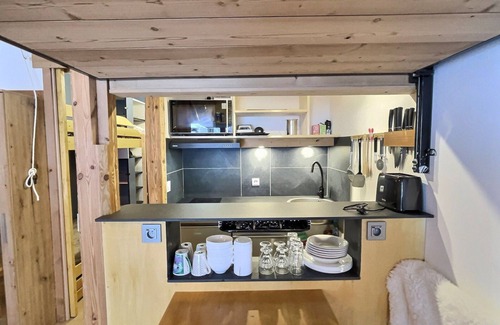 Val-d'Isere Apartamento | Cozy studio for 4 in Val d'Isère with terrace