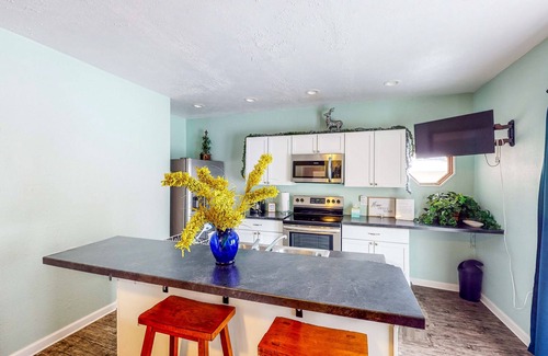 South Bend Apartamento | Cozy studio near Notre Dame with jetted tub & central AC - dog-friendly