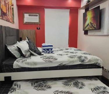San Dionisio Apartamento | Cozy Studio Unit near Manila Airport With Swimming Pool, Full Kitchen 7A