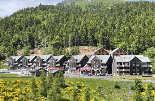 Laveissiere Apartamento | Acogedor estudio con terraza en Le Lioran, admite mascotas