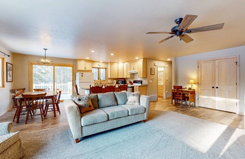 Presque Isle Casa | Cozy tree-lined home located near town, lakes, walking & bike trails, w/ firepit