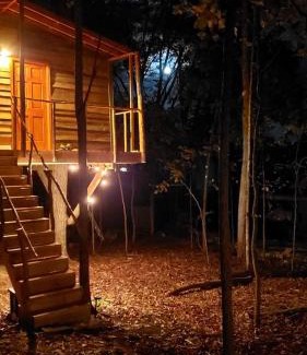 Grandview Otro | Cozy Treehouse Tent with Forest Trails near Waterfalls in Cumberland Plateau, TN