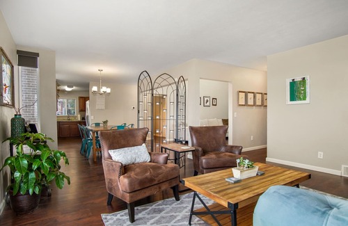 Berkley Casa | Cozy two bedroom home with beautiful landscaped yard.