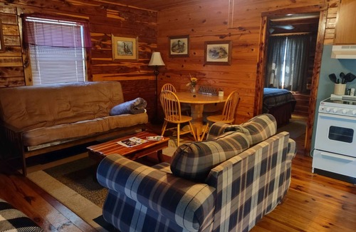 Mountain Pine Casa | COZY UNIT #3 WATERFRONT LOG CABIN