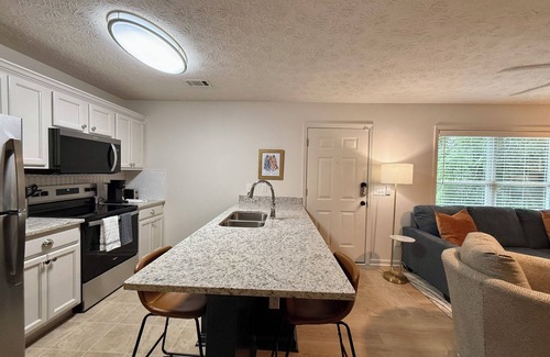Auburn Condominio | Cozy, Upscale 2-bedroom Condo in Downtown Auburn!!