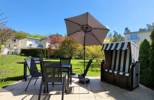 Gelbensande Condominio | Cozy vacation apartment in the countryside with garden and terrace