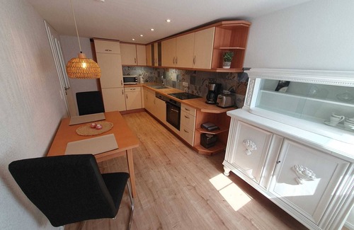 Lauenfoerde Apartamento | Cozy vacation apartment with large terrace directly on the Weser