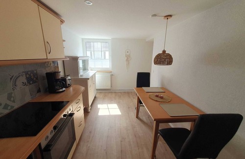 Lauenfoerde Apartamento | Cozy vacation apartment with large terrace directly on the Weser