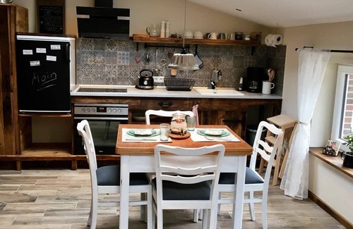 Grosefehn Apartamento | Cozy vacation apartment in a rural idyll, vacation with horse and dog possible