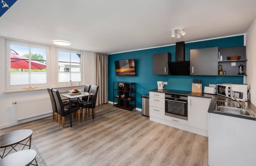 Korswandt Apartamento | Acogedor bungalow de vacaciones en una zona tranquila del bosque, a 800 m del Wolgastsee.