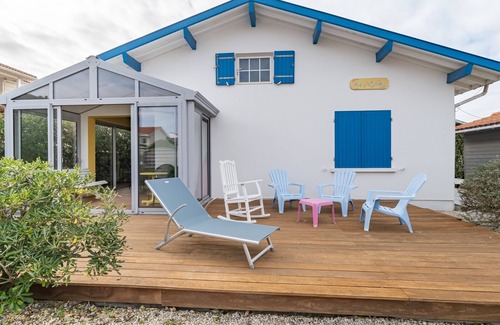Biscarrosse Plage Casa | Villa a 50m de la playa, wifi, jardín, para 6 personas
