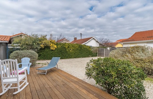 Biscarrosse Plage Casa | Villa a 50m de la playa, wifi, jardín, para 6 personas