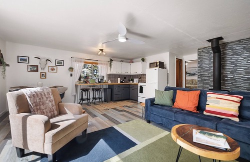 Florissant Cabina | Cozy Winter Cabin! On 1 Acre w Wood Burning Fireplace and Dark Skies!
