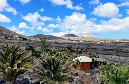 La Asomada Cabina | Cozy yurt in Lanzarote with a fantastic view over the Atlantic