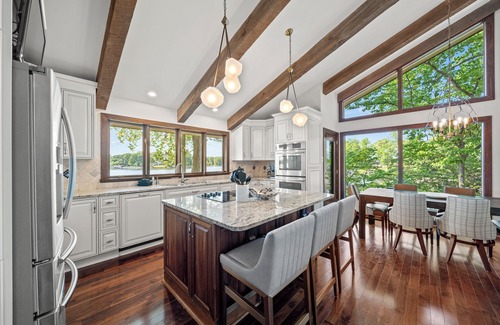 Troutman Casa | Craftsman Style Home with Boat House - Unbelievable Views!