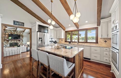 Troutman Casa | Craftsman Style Home with Boat House - Unbelievable Views!