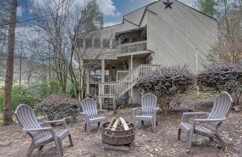 Lake Lure Casa | Creek Front FirePit Rumbling Bald Resort Sleeps 16