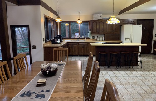 Conneaut Casa | Creek side retreat and breathtaking views! Moments from hunting and fishing!