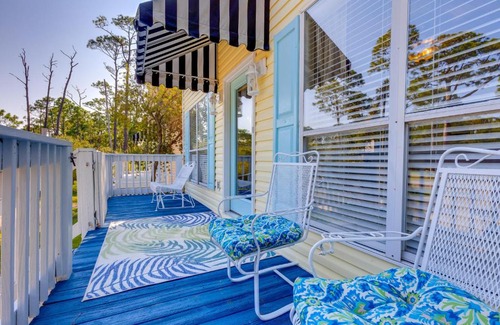 Dauphin Island Casa | Creekfront Dauphin Island Cottage Walk to Gulf!